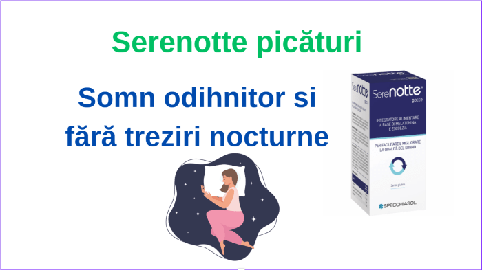 Serenotte picături – soluția naturală pentru un somn odihnitor